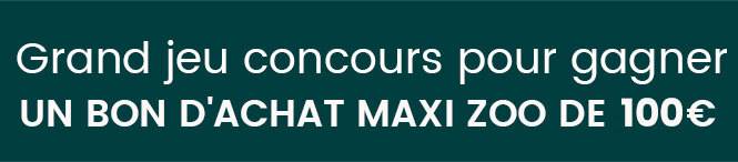 GAGNEZ UN BON D'ACHAT DE 100€ POUR VOTRE ANIMAL