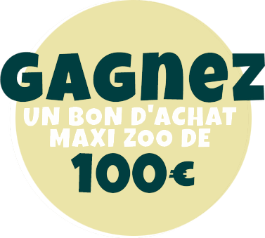 GAGNEZ UN BON D'ACHAT DE 100€ POUR VOTRE ANIMAL